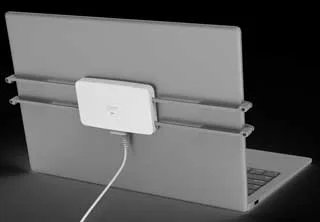 Cadeado Eletrônico Notebook com 4 brackets e silicone