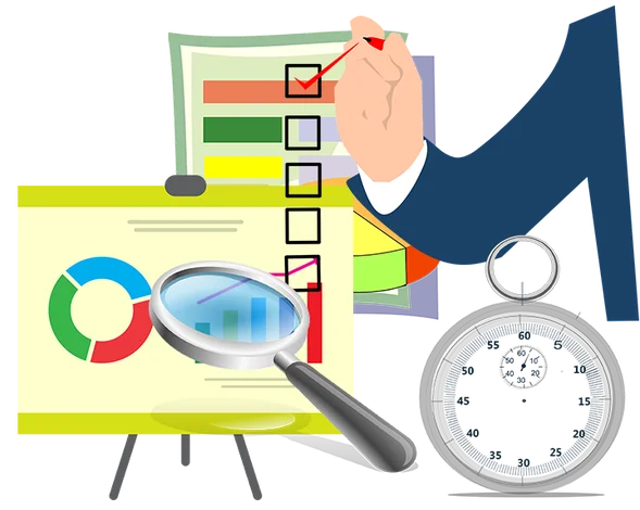 Ilustração que representa Estatística no PDV