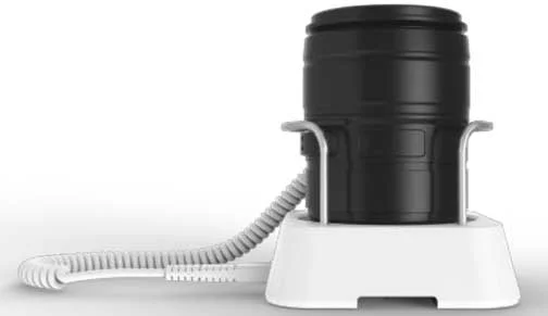 Vista Lateral do Cadeado Eletrônico para Lentes Fotográficas