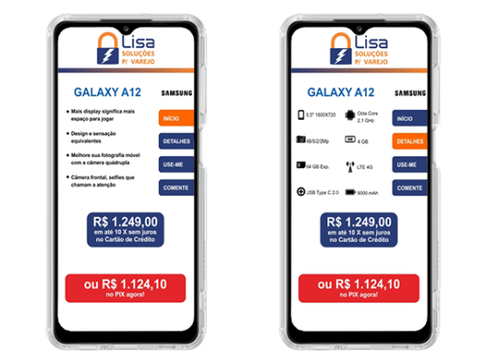Smartphone com Precificador Digital Smartphone com Precificador Digital