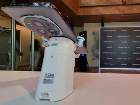 Vista trazeiro do Alarme instalado